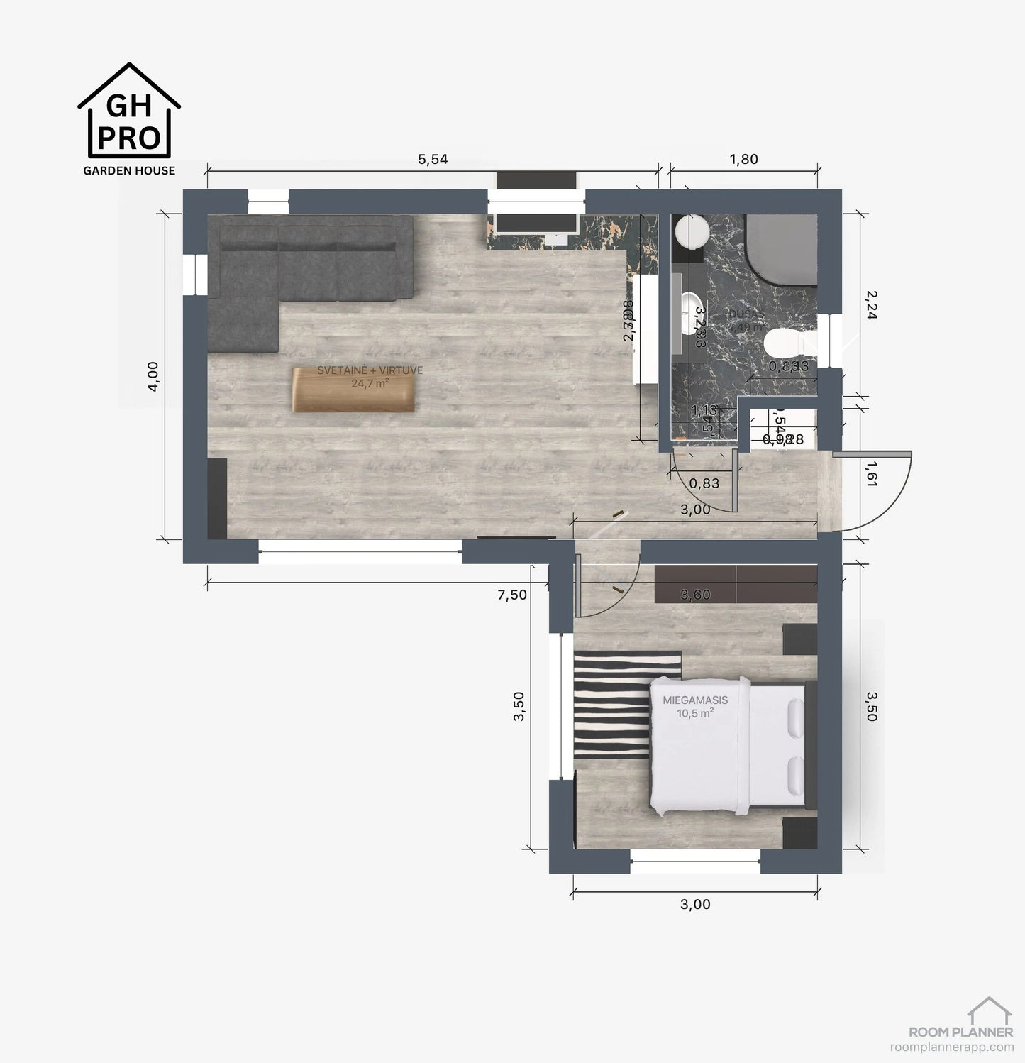 53m² Model, No. 1